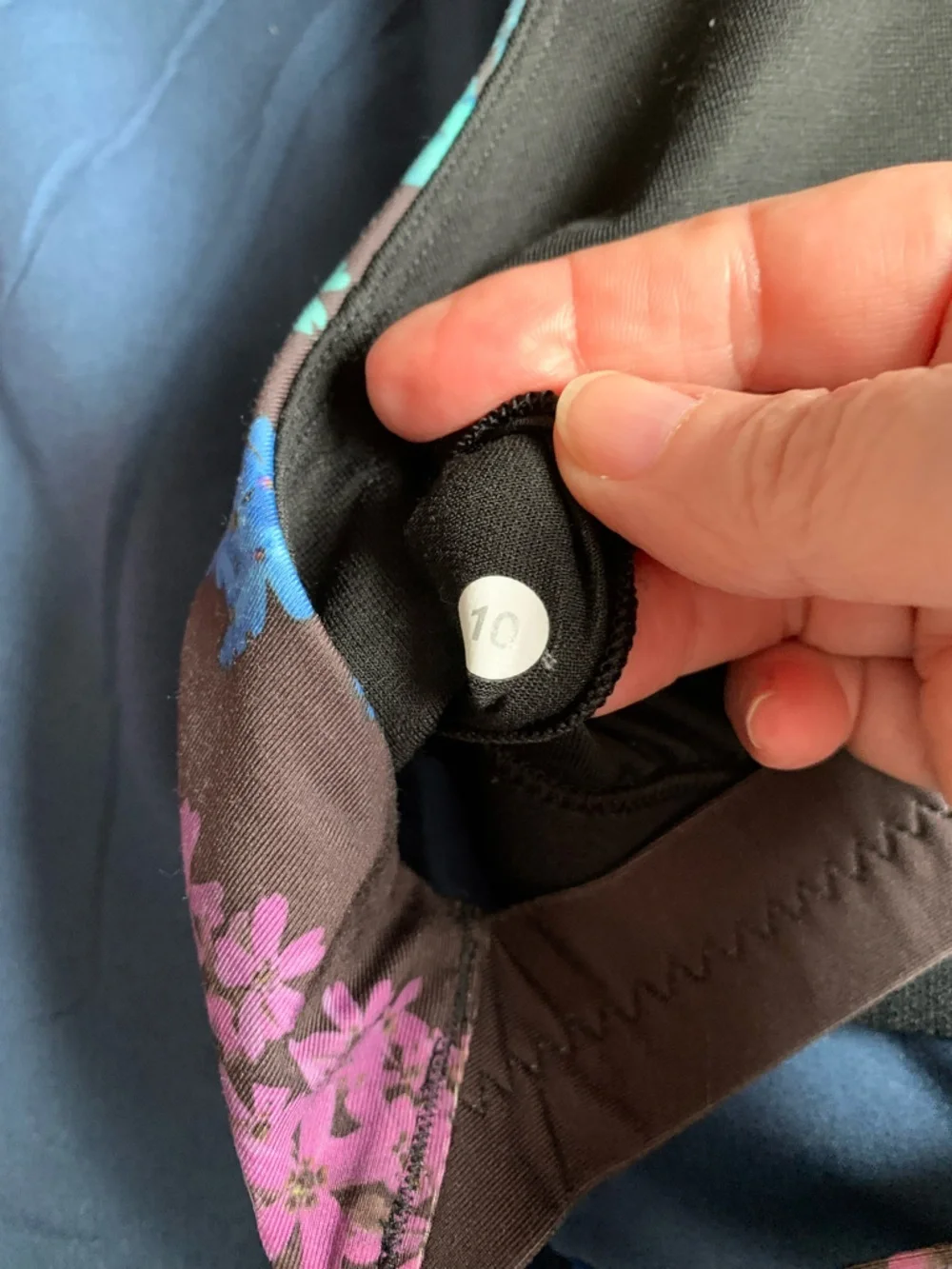 lululemon athletica Floral Sports Bra Size 10